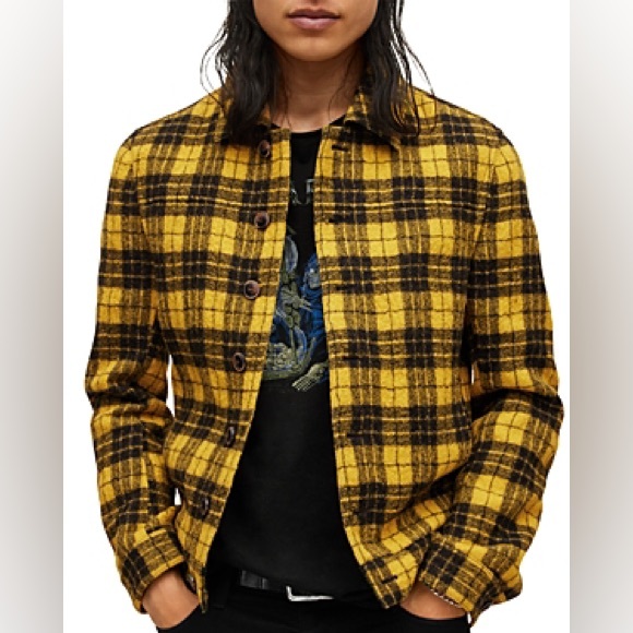 John Varvatos Searcy Plaid Blouson Wool Jacket. Size EU 50 USA 40 medium - Picture 15 of 15